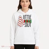 Littie Debbie Slut Funny Christmas Tree Cakes Xmas  Hoodie thumb 5