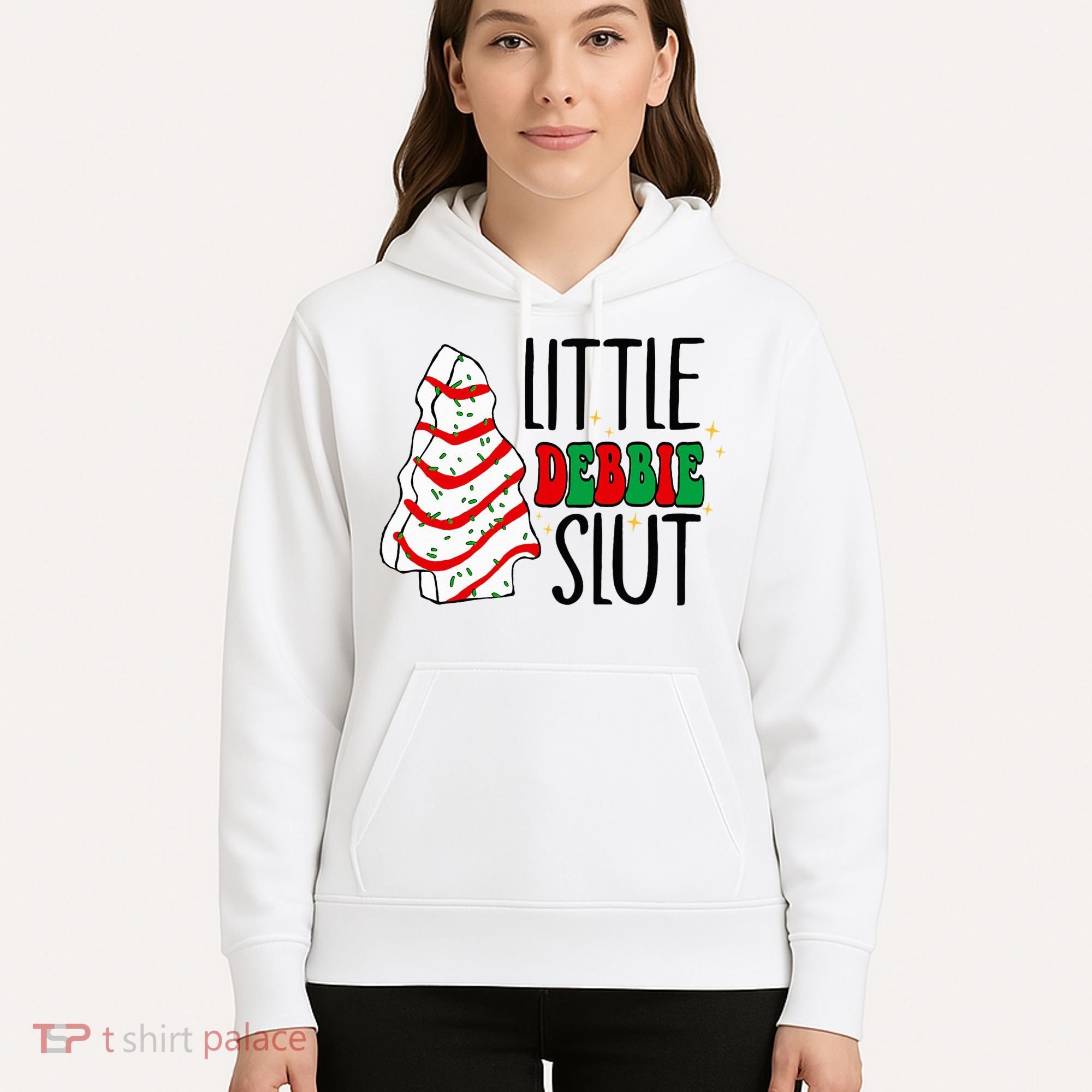 Littie Debbie Slut Funny Christmas Tree Cakes Xmas  Hoodie