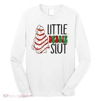 Littie Debbie Slut Funny Christmas Tree Cakes Xmas  Long Sleeve Shirt thumb 0