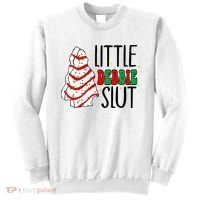 Littie Debbie Slut Funny Christmas Tree Cakes Xmas  Sweatshirt thumb 0