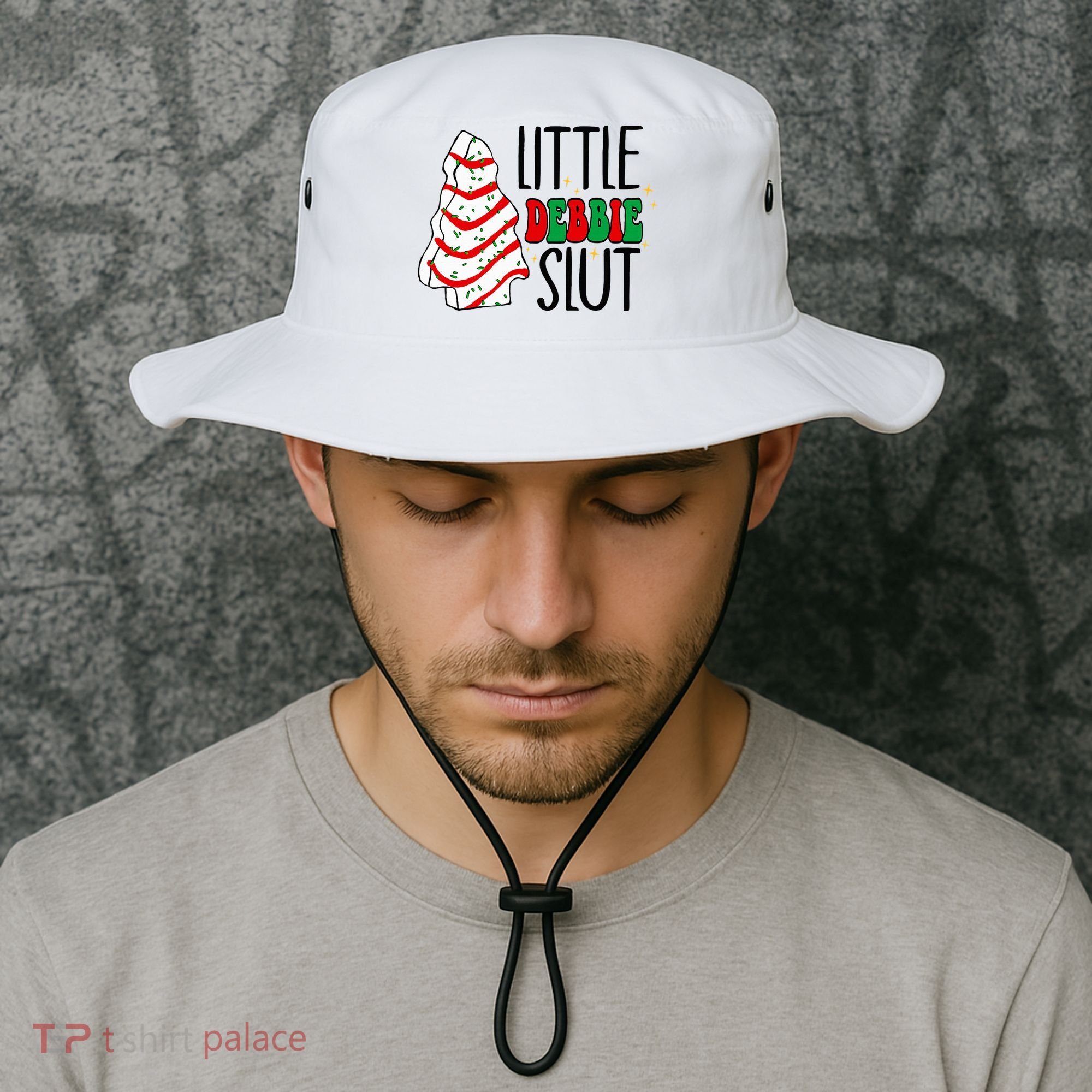 Littie Debbie Slut Funny Christmas Tree Cakes Xmas  Bucket Hat