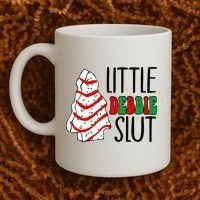 Littie Debbie Slut Funny Christmas Tree Cakes Xmas  Coffee Mug thumb 2