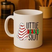 Littie Debbie Slut Funny Christmas Tree Cakes Xmas  Coffee Mug thumb 4