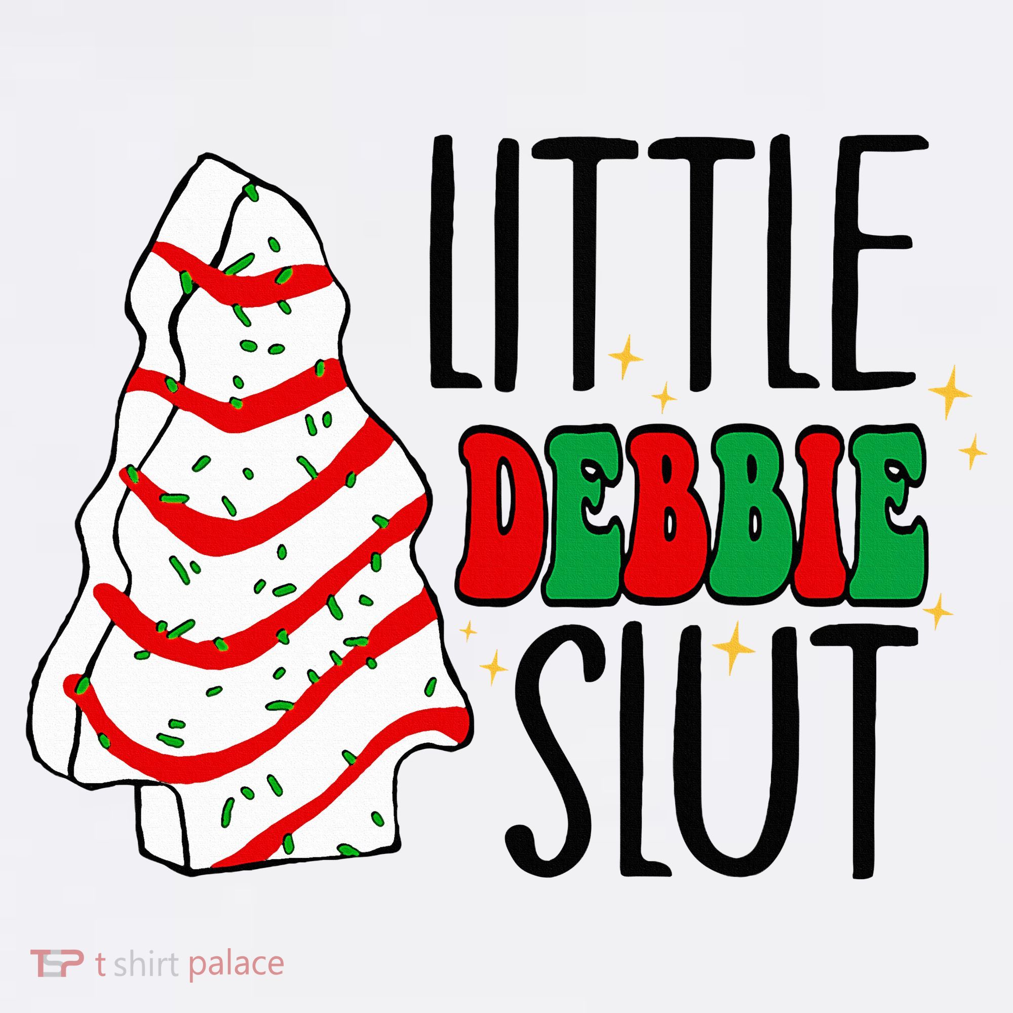Littie Debbie Slut Funny Christmas Tree Cakes Xmas  Women's Tank Top