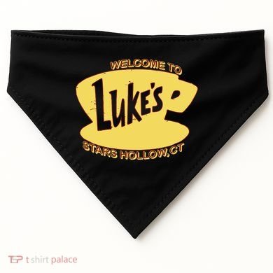 LukeS Diner Stars Hollow USA-Made Doggie Bandana