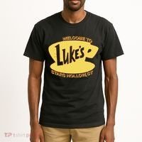 LukeS Diner Stars Hollow Tall T-Shirt thumb 2