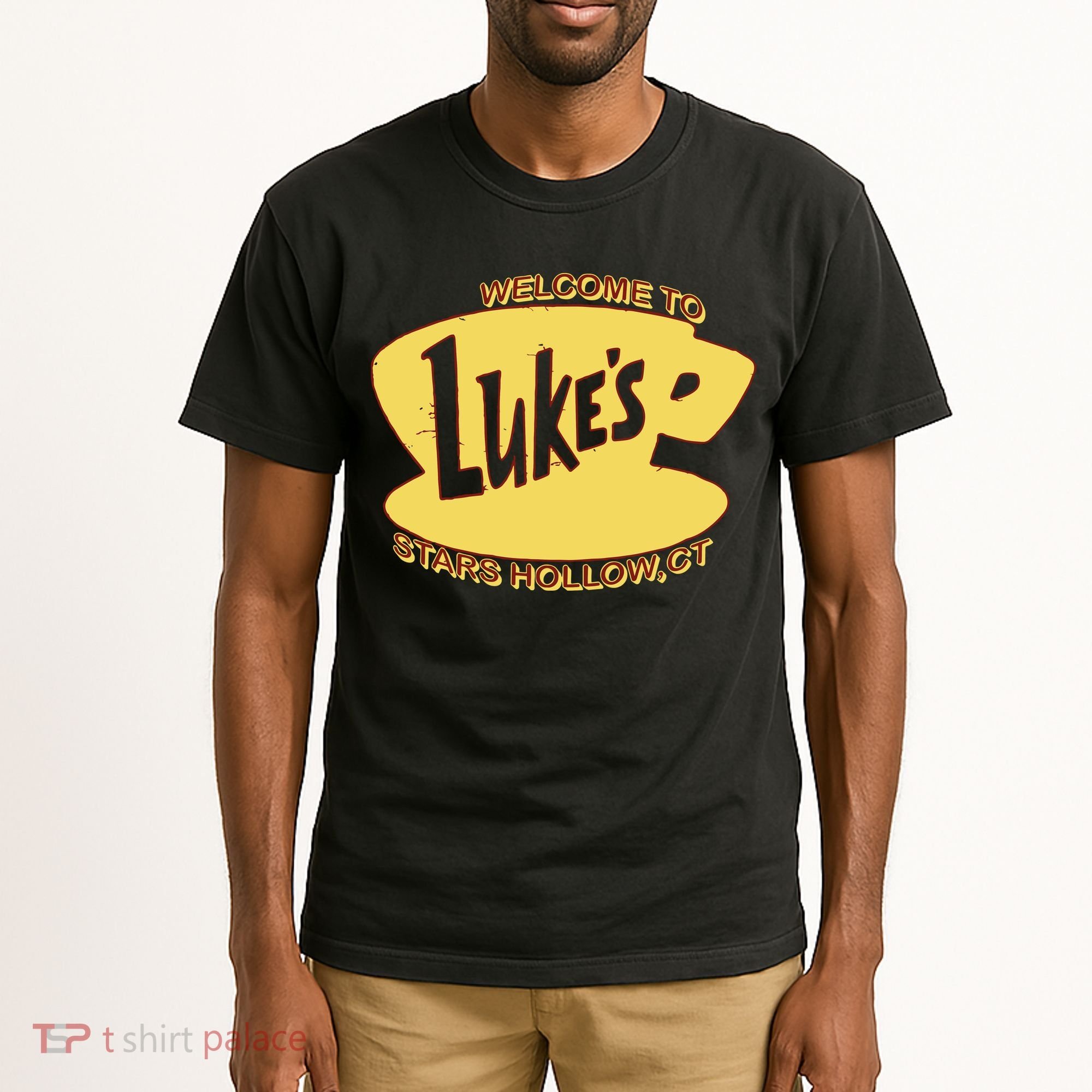 LukeS Diner Stars Hollow Tall T-Shirt