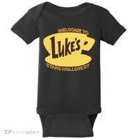 LukeS Diner Stars Hollow Baby Bodysuit thumb 0