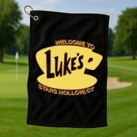 LukeS Diner Stars Hollow Golf Towel thumb 1