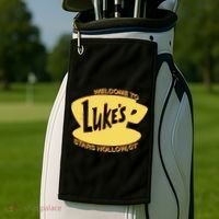 LukeS Diner Stars Hollow Golf Towel thumb 2