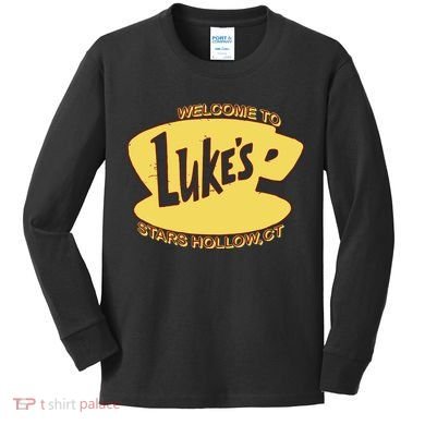 LukeS Diner Stars Hollow Kids Long Sleeve Shirt