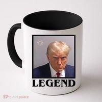 Legend Donald Trump Mugshot Pro Trump Coffee Mug thumb 0