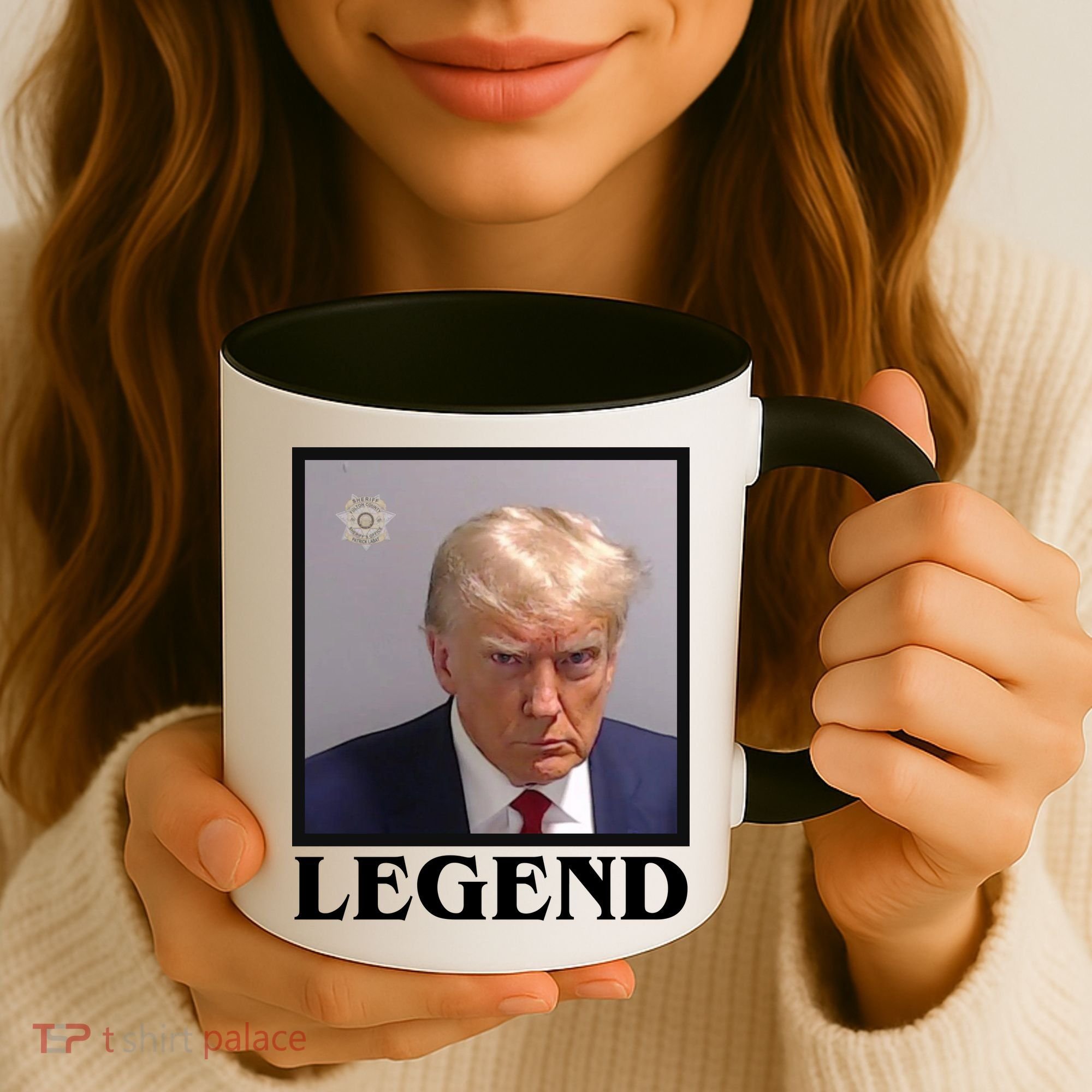 Legend Donald Trump Mugshot Pro Trump Coffee Mug