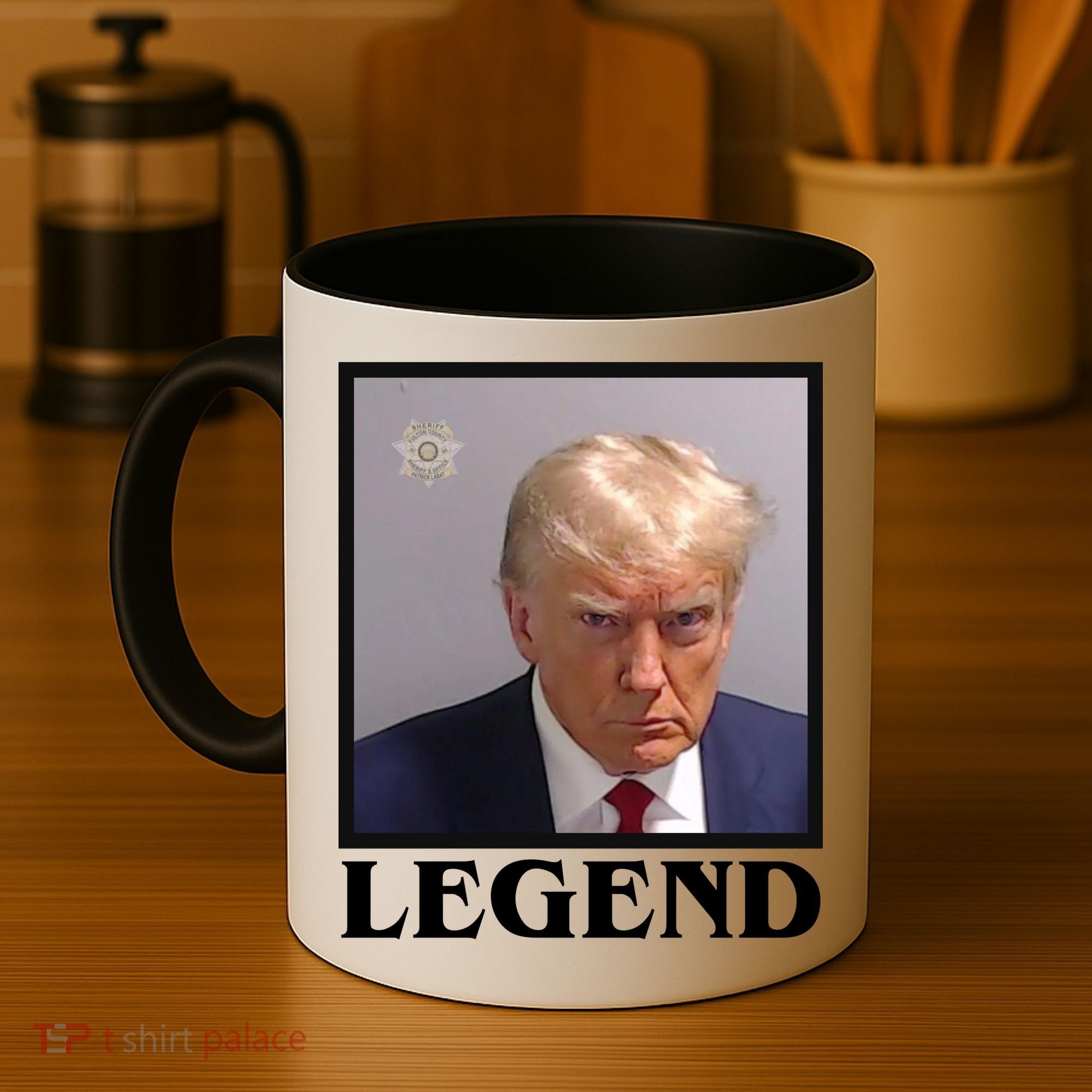 Legend Donald Trump Mugshot Pro Trump Coffee Mug