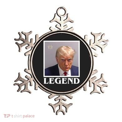 Legend Donald Trump Mugshot Pro Trump Ornament