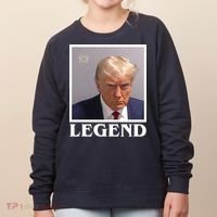 Legend Donald Trump Mugshot Pro Trump Women's Sweatshirt thumb 0