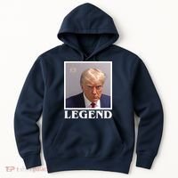 Legend Donald Trump Mugshot Pro Trump Hoodie thumb 0