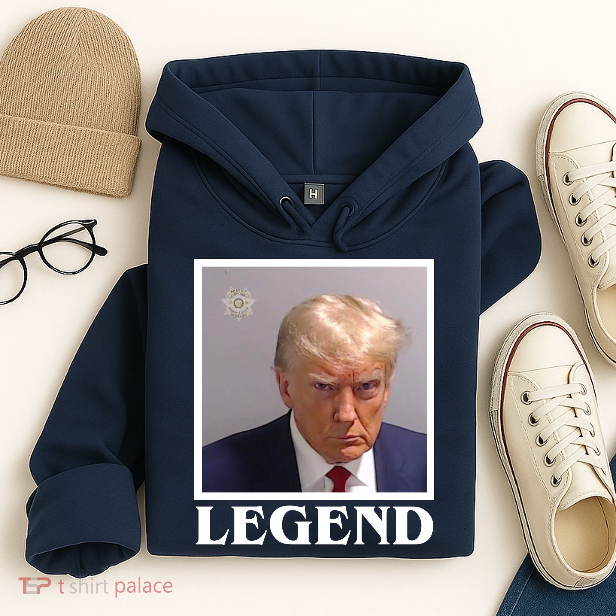 Legend Donald Trump Mugshot Pro Trump Hoodie