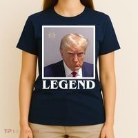 Legend Donald Trump Mugshot Pro Trump T-Shirt thumb 4