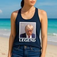 Legend Donald Trump Mugshot Pro Trump Women's Tank Top thumb 2