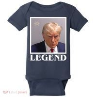 Legend Donald Trump Mugshot Pro Trump Baby Bodysuit thumb 0