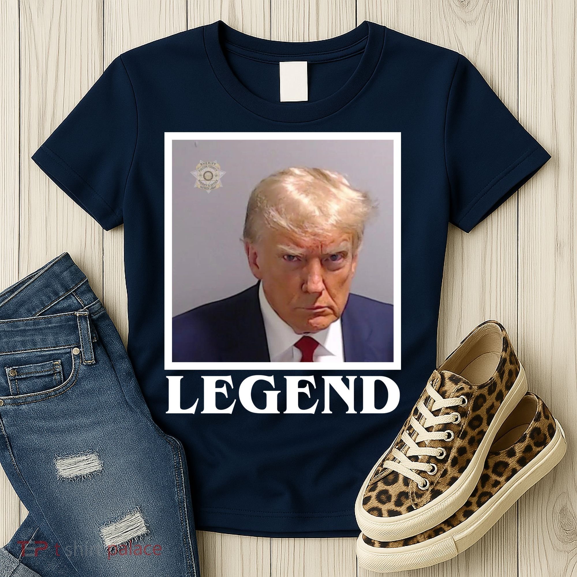 Legend Donald Trump Mugshot Pro Trump Women's T-Shirt