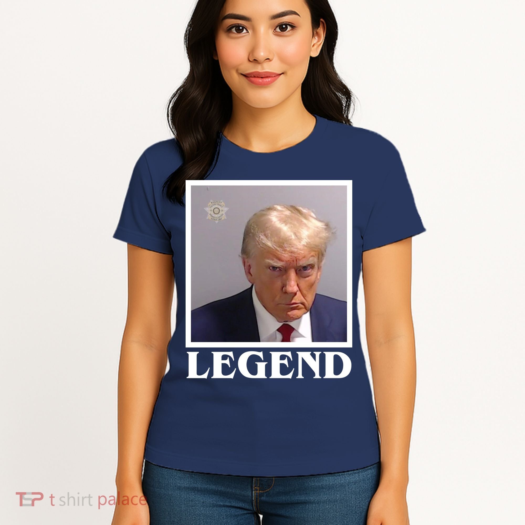 Legend Donald Trump Mugshot Pro Trump Women's T-Shirt
