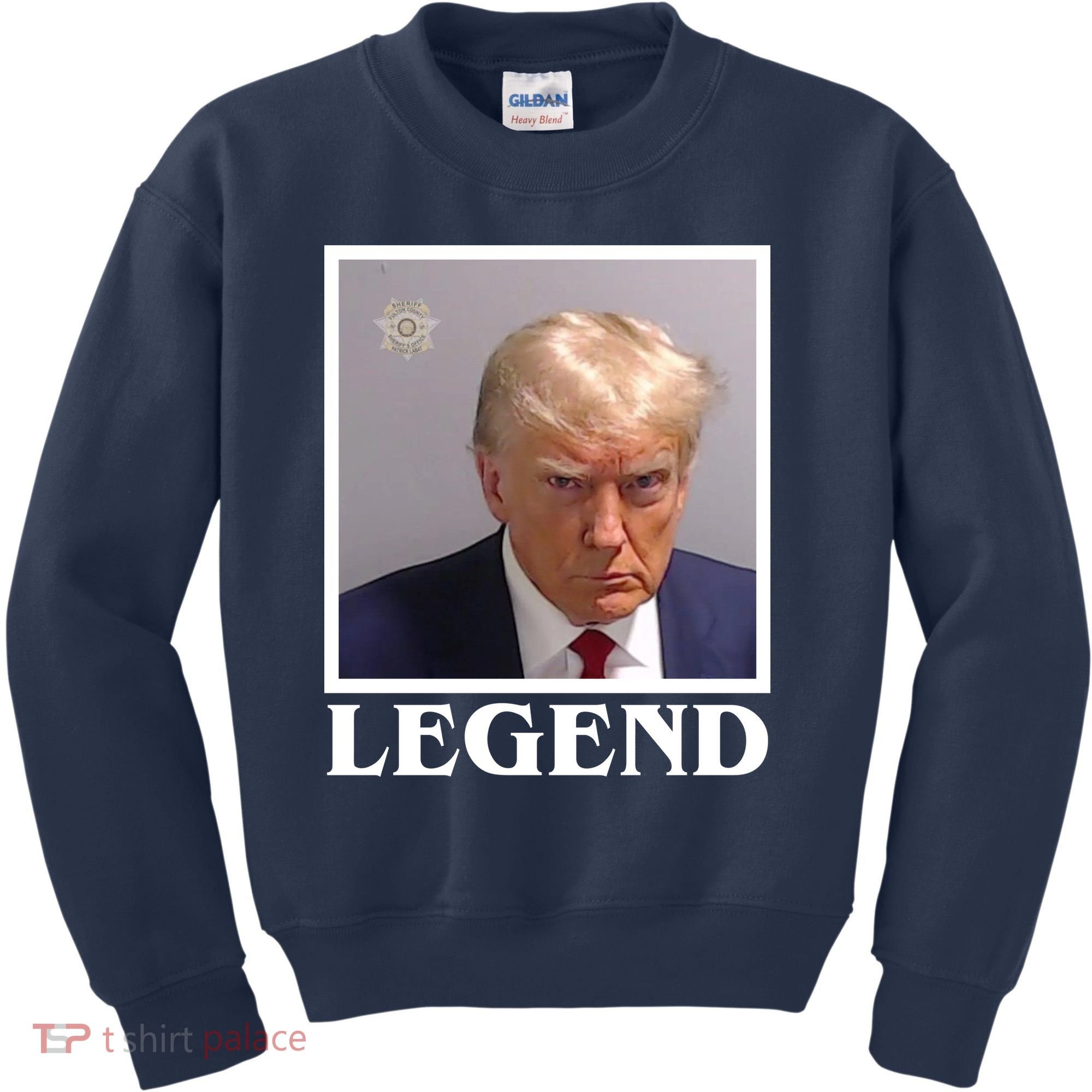 Legend Donald Trump Mugshot Pro Trump Kids Sweatshirt