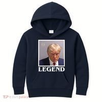 Legend Donald Trump Mugshot Pro Trump Kids Hoodie thumb 0