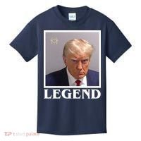 Legend Donald Trump Mugshot Pro Trump Kids T-Shirt thumb 0