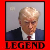 Legend Donald Trump Mugshot Pro Trump Santa Hat thumb 1