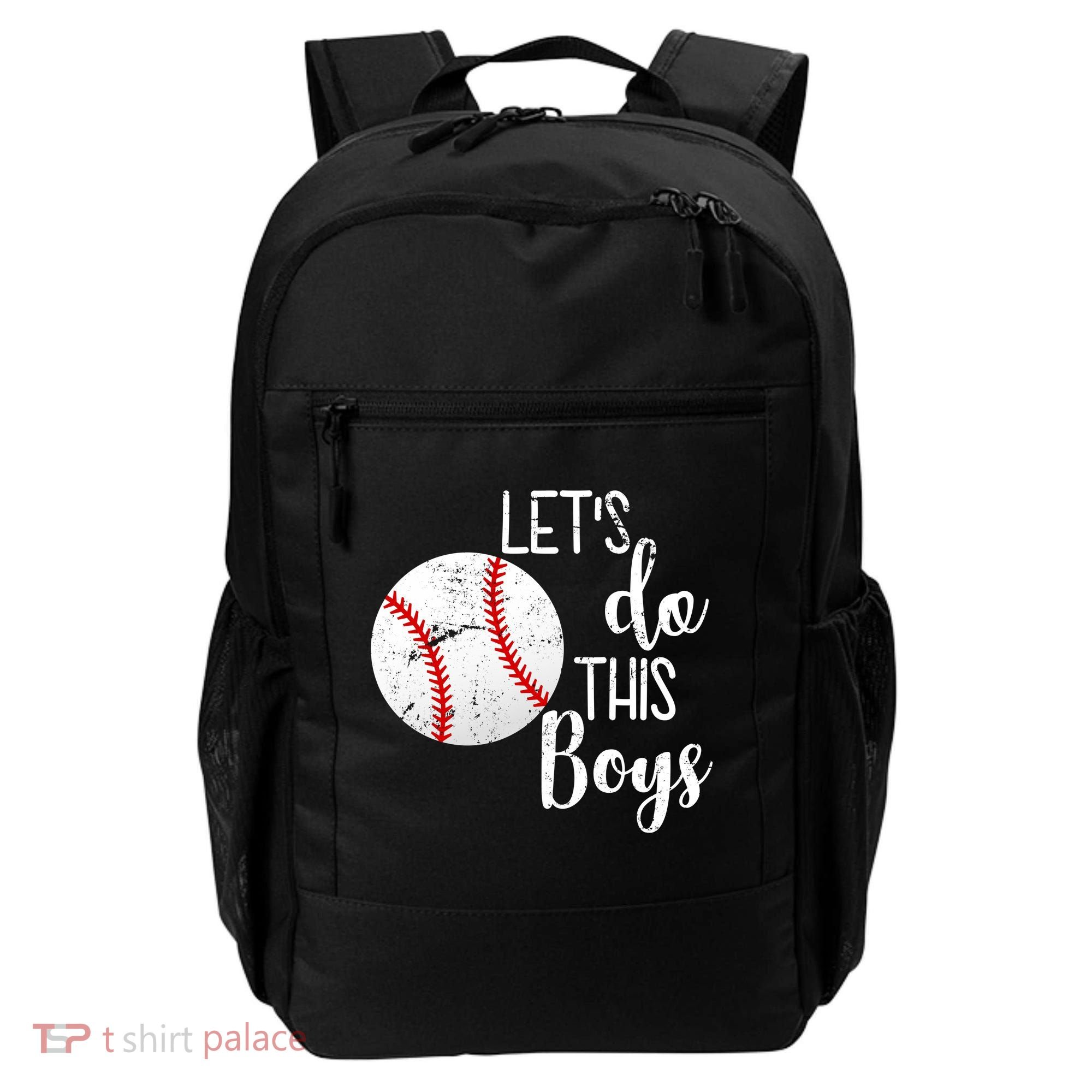 Let's Do This Boys Baseball Backpack