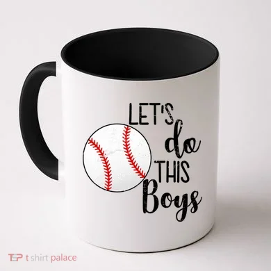Let's Do This Boys Baseball Coffee Mug