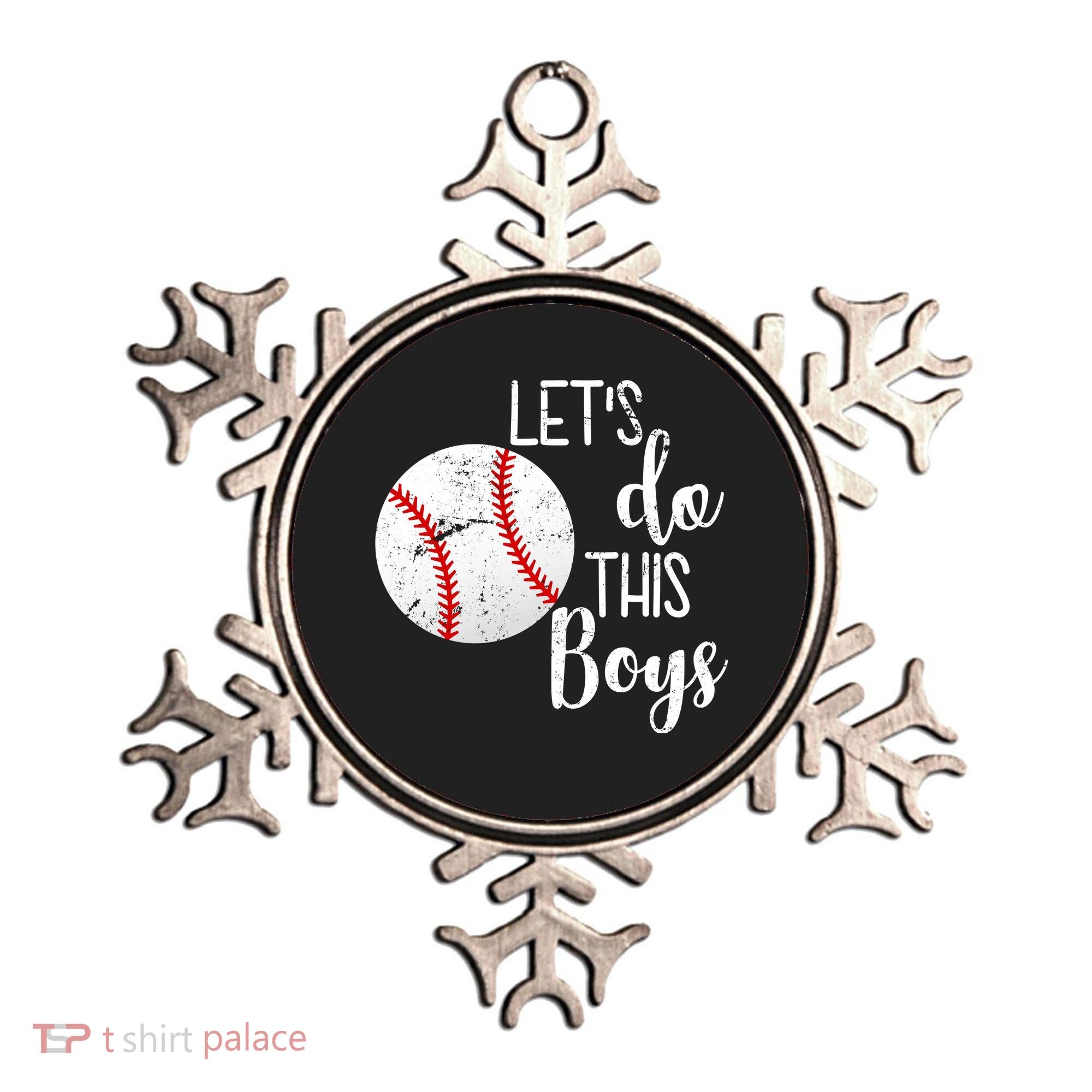 Let's Do This Boys Baseball Ornament