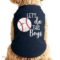 Let's Do This Boys Baseball Doggie Tank thumb 0