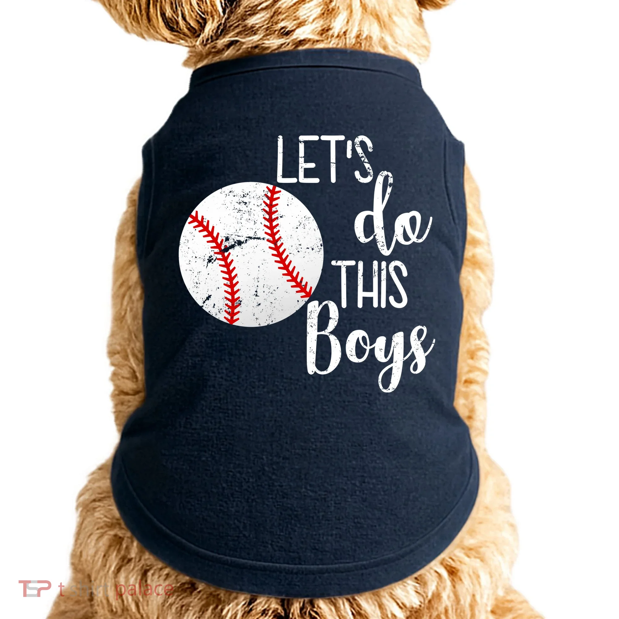 Let's Do This Boys Baseball Doggie Tank