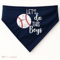 Let's Do This Boys Baseball USA-Made Doggie Bandana thumb 0