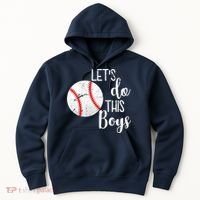 Let's Do This Boys Baseball Hoodie thumb 0
