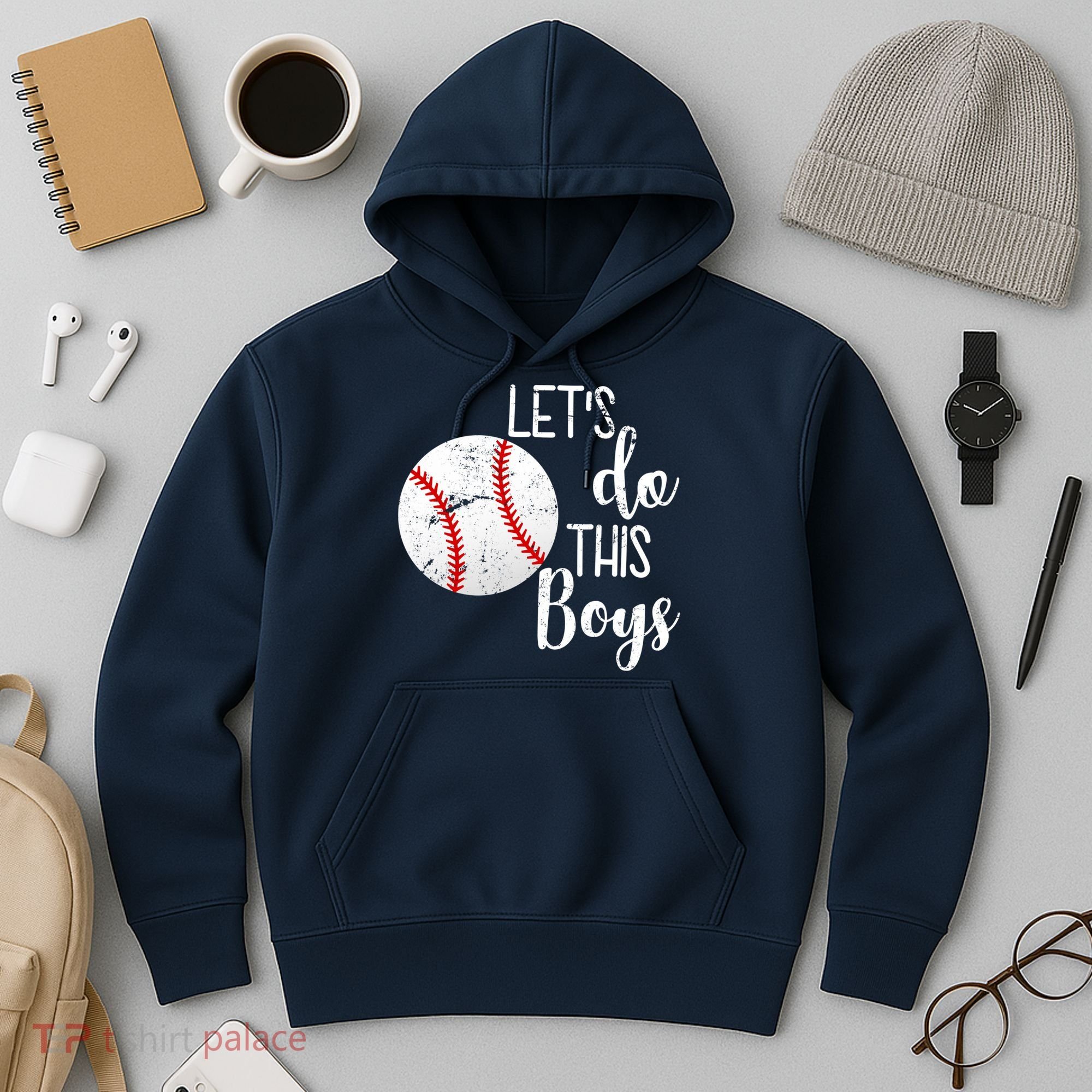 Let's Do This Boys Baseball Hoodie