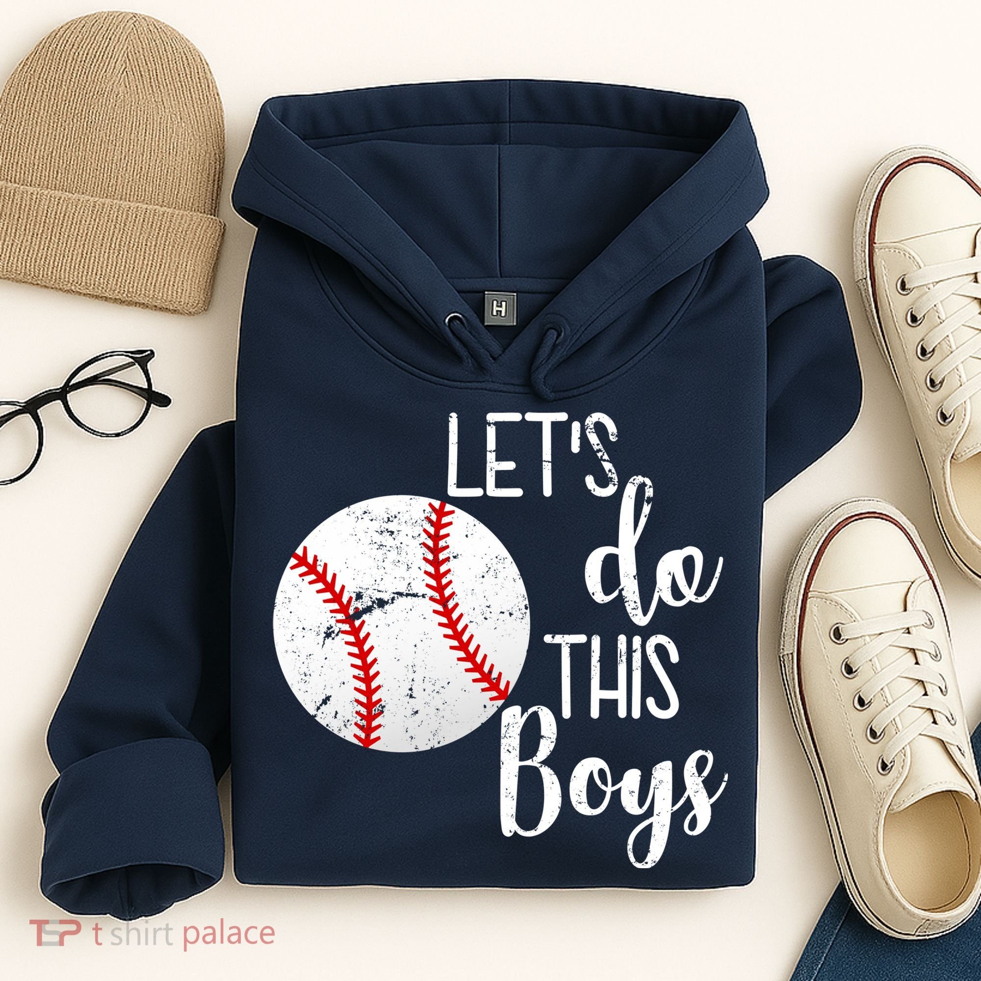 Let's Do This Boys Baseball Hoodie