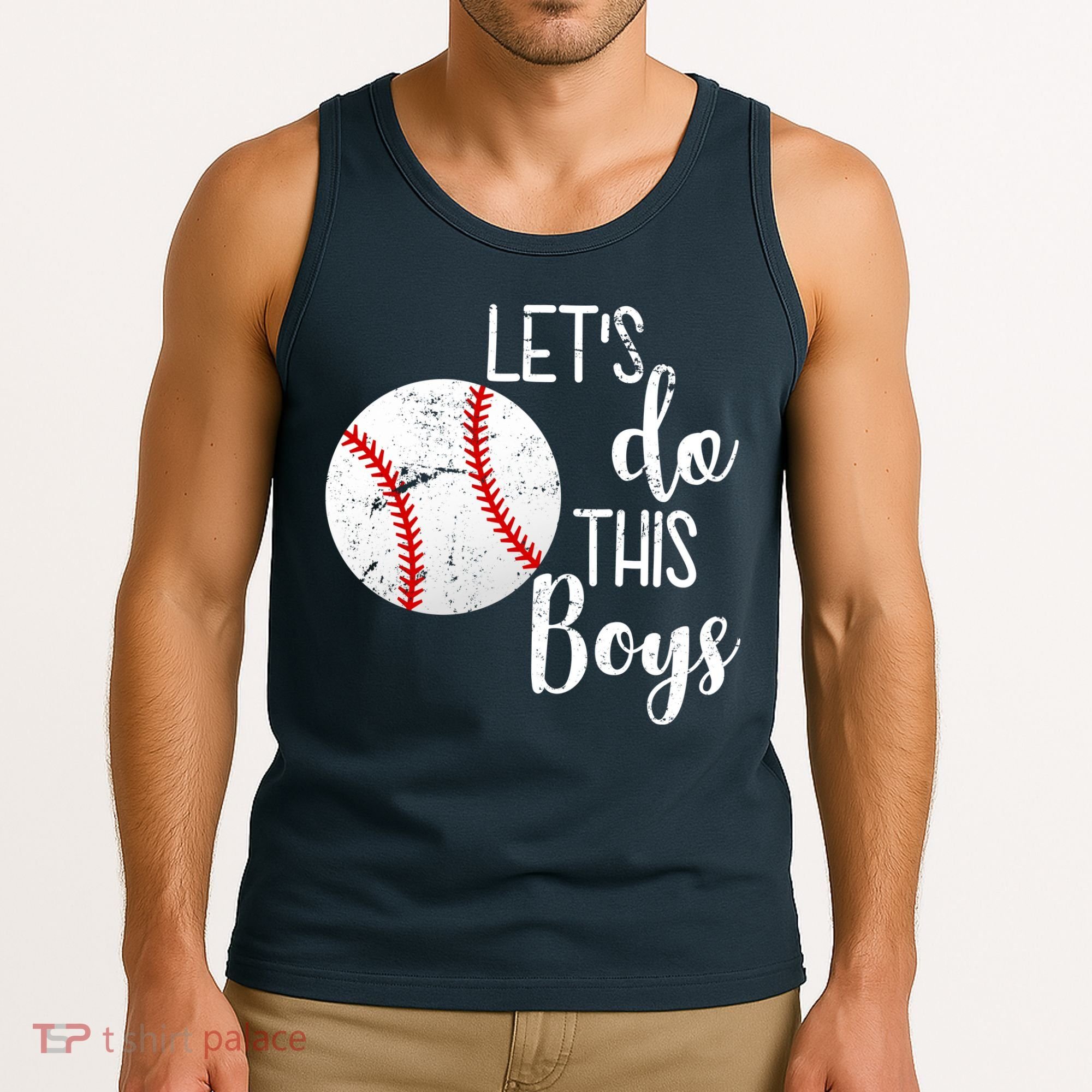 Let's Do This Boys Baseball Tank Top