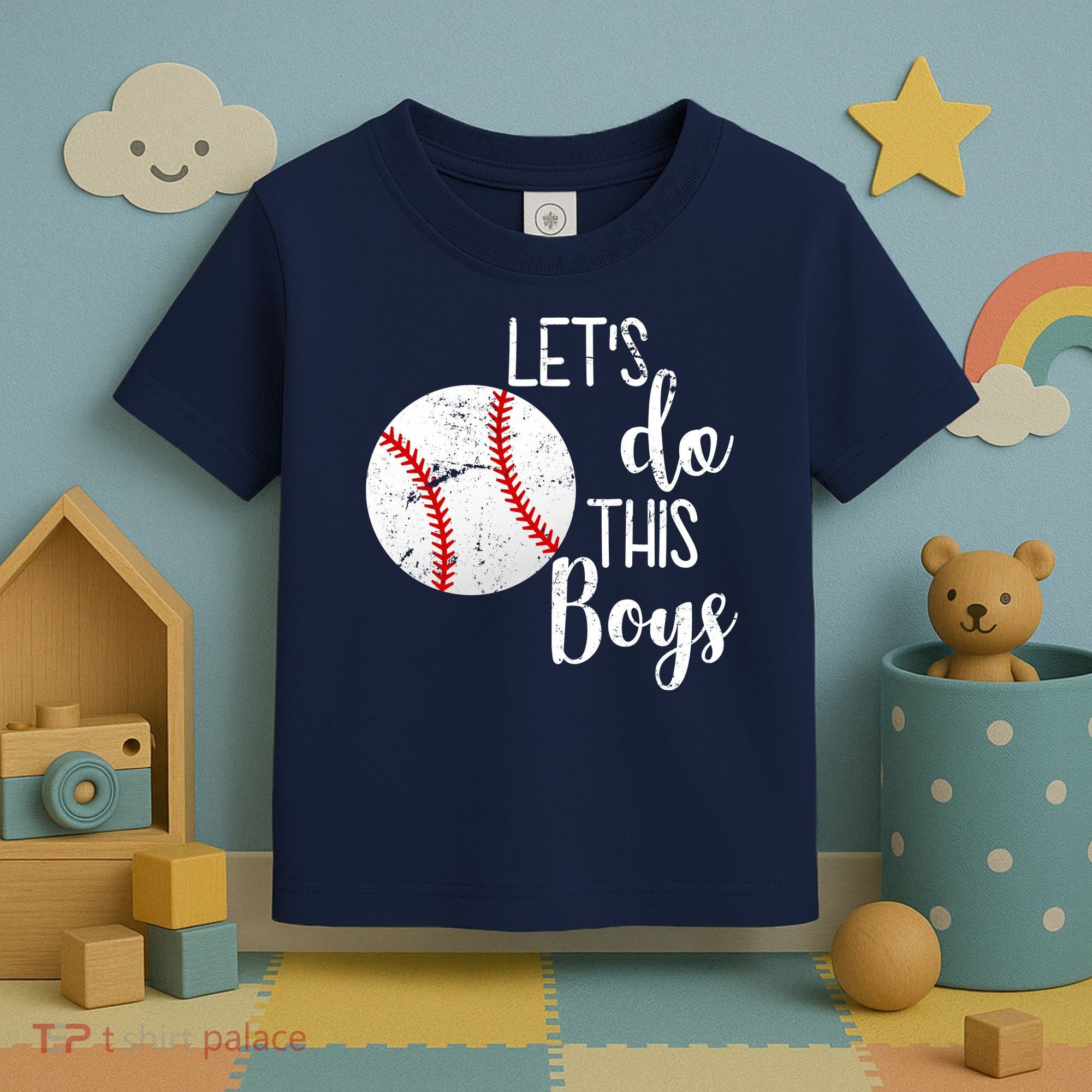 Let's Do This Boys Baseball Toddler T-Shirt