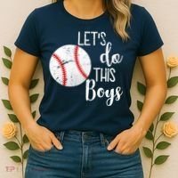Let's Do This Boys Baseball Women's T-Shirt thumb 2