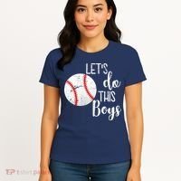 Let's Do This Boys Baseball Women's T-Shirt thumb 4
