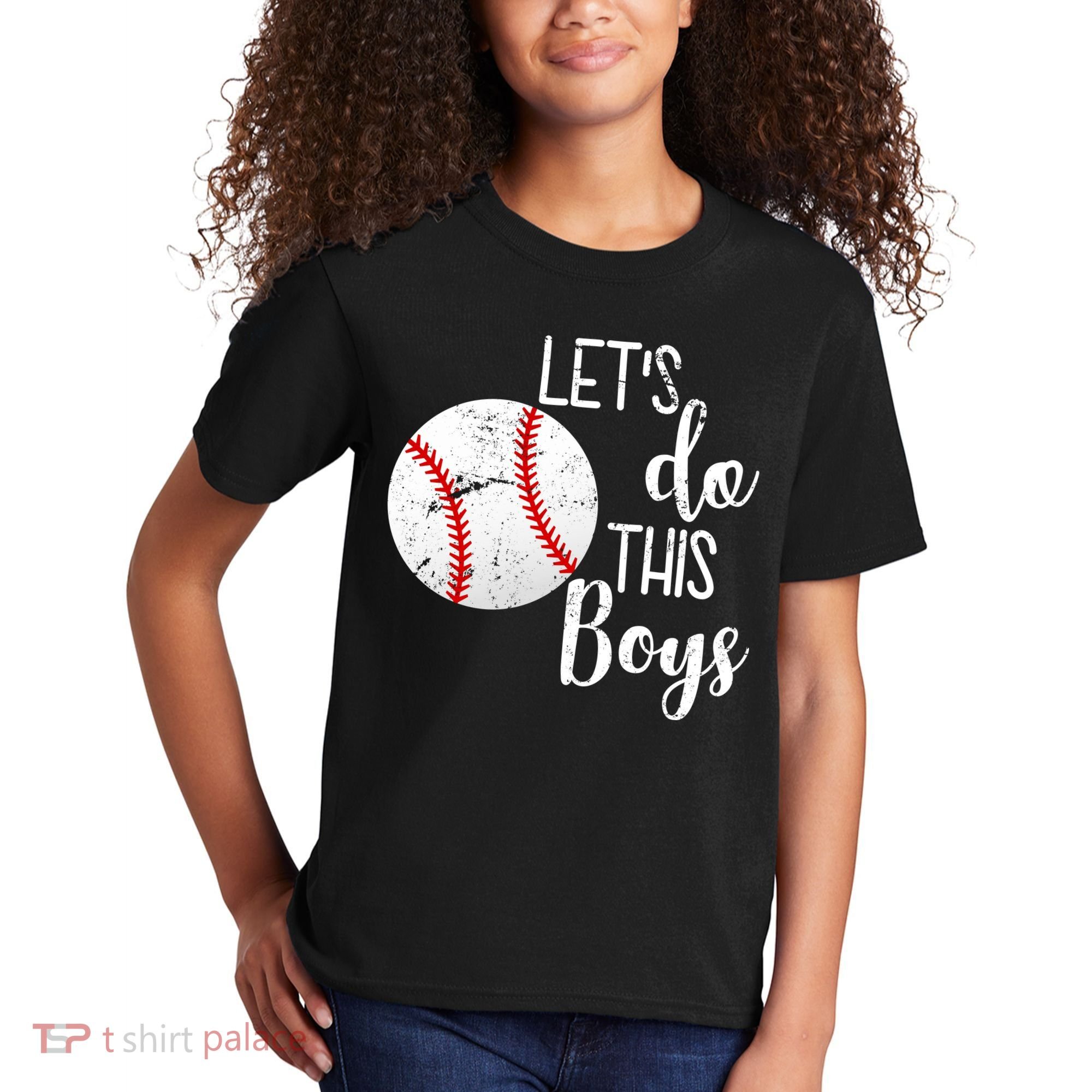 Let's Do This Boys Baseball Kids T-Shirt
