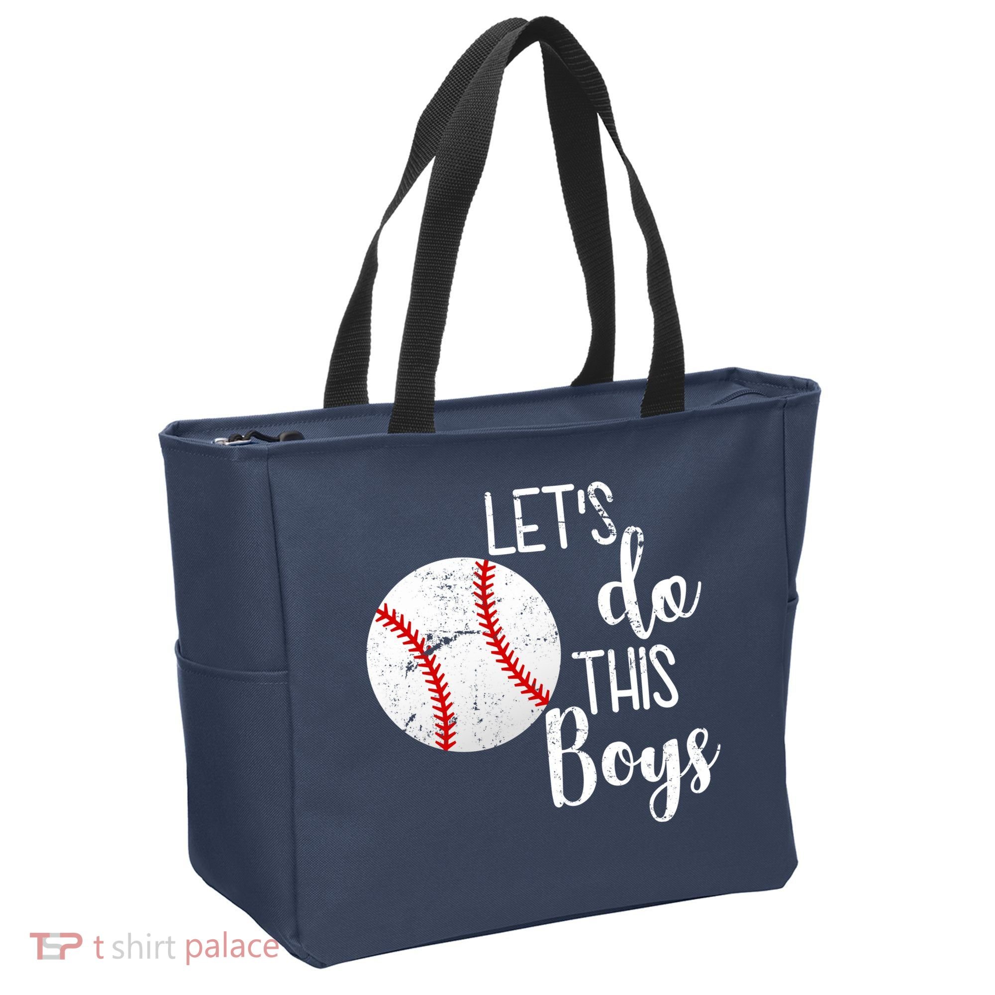 Let's Do This Boys Baseball Tote Bag
