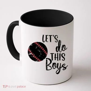Lets Do This Boy Baseball Game Coffee Mug