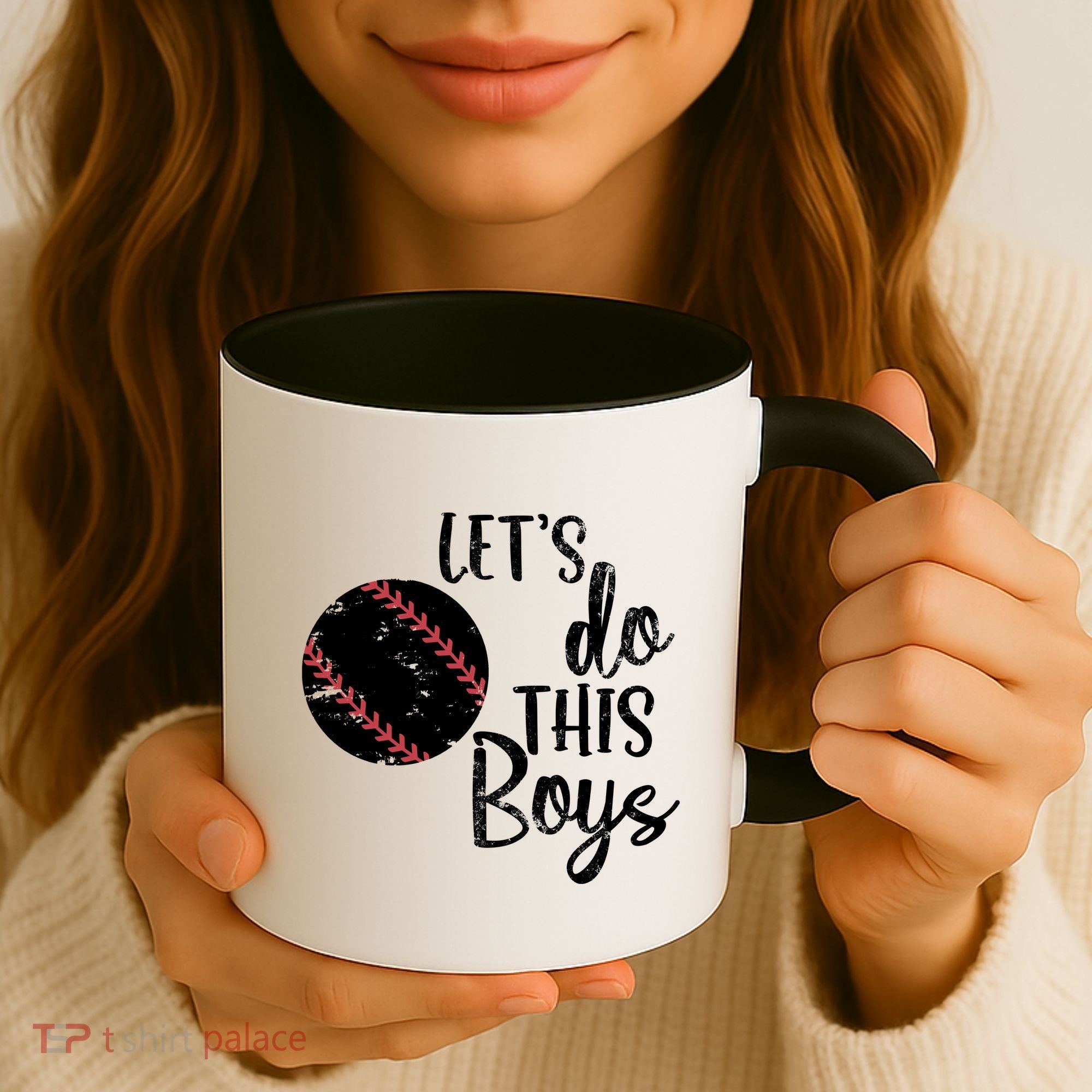 Lets Do This Boy Baseball Game Coffee Mug
