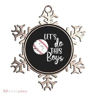 Lets Do This Boy Baseball Game Ornament