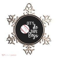 Lets Do This Boy Baseball Game Ornament thumb 0